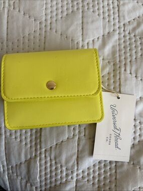 Universal Thread Neon Yellow Mini Card Wallet